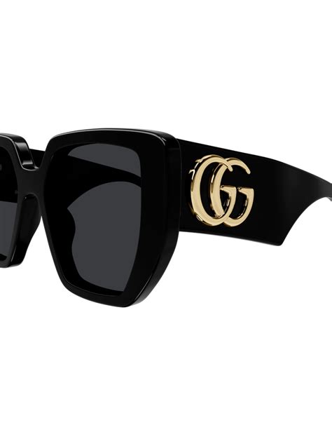 gucci gg0956s-003 lettering|gucci geometric frame sunglasses.